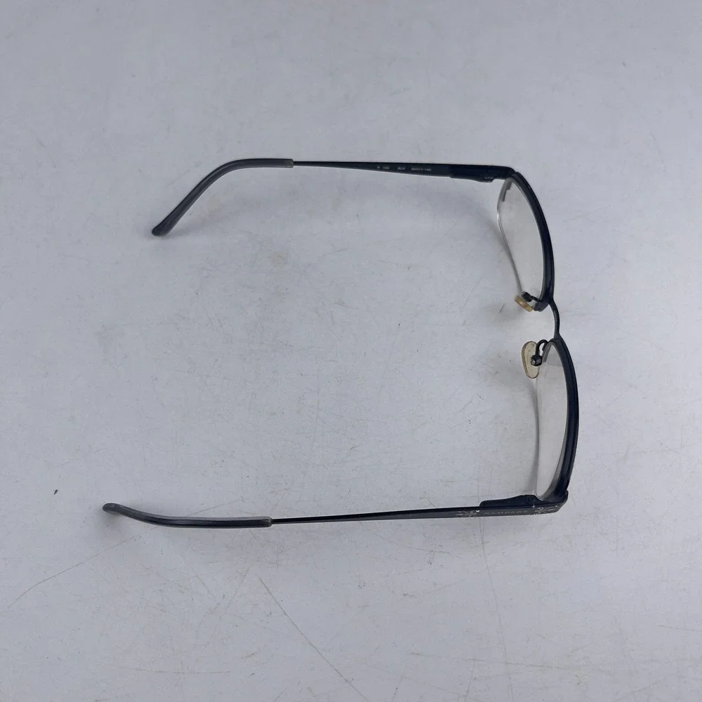 Rampage R 123 Women Eyeglasses Frame Black Metal Rectangle Half Rim 50-17-135 mm